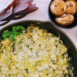 Keto Turkey Tetrazzini Skillet