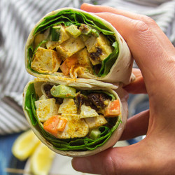 Tofu Curry Wrap