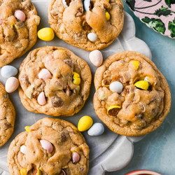 Chocolate Cadbury Eggs Cookies
