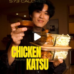 Chicken Katsu Meal Prep