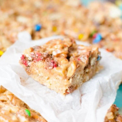 No Bake Peanut Butter Salty Bars