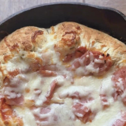 Deep Dish Stuffed Crust Homemade Pizza- Lily Lou Tay