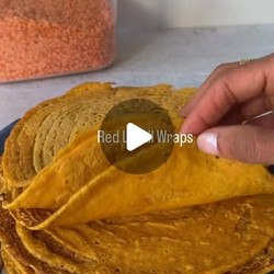 Red Lentil Wraps (inspired By Dosa)