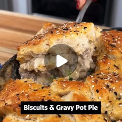 Biscuits And Gravy Pot Pie