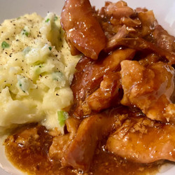 Sticky French Chicken (just 3 Ingredients!) easy slow cooker