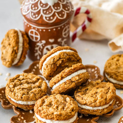 Gingerbread Oatmeal Cream Pies