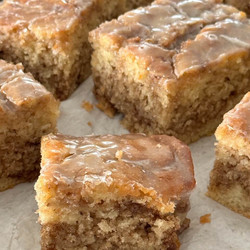 Zimtschneckenkuchen Mit Vanilleglasur