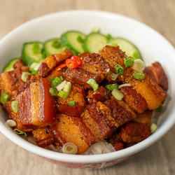 Braised Black Pepper Pork Belly / Thịt Kho Tiêu