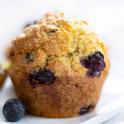 Sourdough Blueberry Muffins