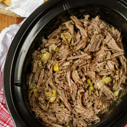 Crock Pot Italian Beef Sandwiches