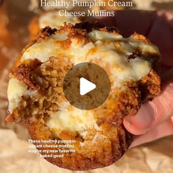 Laine’s Healthy Pumpkin Cream Cheese Muffins