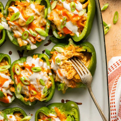 Buffalo Chicken Stuffed Peppers Recipe