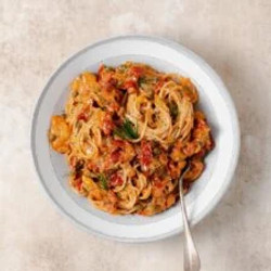 Creamy Sun-dried Tomato Pasta With Capers And Dill