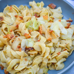 Haluski (polish Fried Cabbage &amp; Noodles)