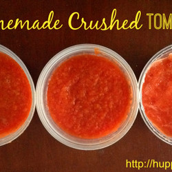 Homemade Crushed Tomatoes