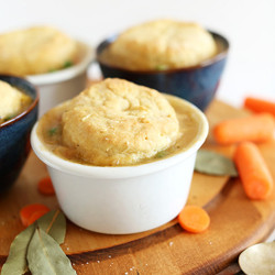 1-hour Vegan Pot Pies (W V)