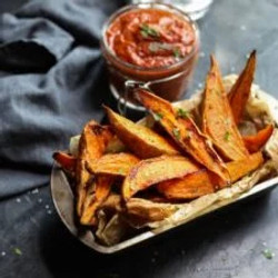 Bbq Sauce With Roasted Sweet Potato Wedges