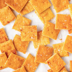 2 Ingredient Keto High Protein Crackers