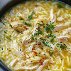 Greek Lemon Chicken Soup - An Organized Chaos
