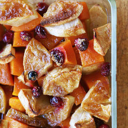 Butternut Squash Apple Cranberry Bake