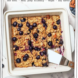 Baked Oatmeal Recipe (easy, Vegan, Any Flavor)