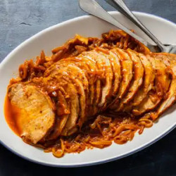Spice-rubbed Pork Roast En Cocotte With Caramelized Onions