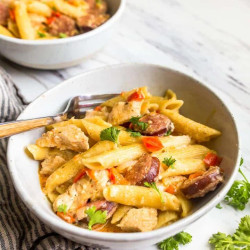 Instant Pot Cajun Chicken Pasta