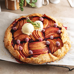 Cranberry Apple Galette