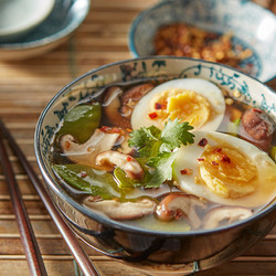 Spicy Miso Egg Soup