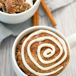 Keto Cinnamon Roll Mug Cake