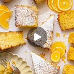 Meyer Lemon Cake With Labneh