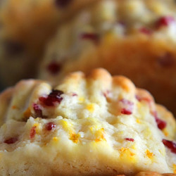 Orange, Cranberry Cream Scones