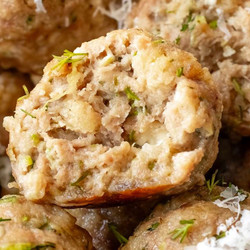 Lemon-dill Chicken Meatballs