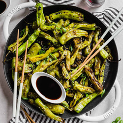 15-minute Blistered Shishito Peppers With Garlic