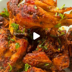 Oil-free Chicken Fry With Ginger Garlic Paste