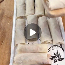 Ramadan Special Chicken Spring Rolls