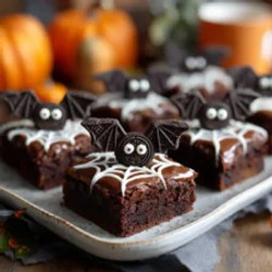 Halloween Bat Brownies
