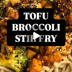 Tofu Broccoli Stir-fry