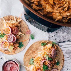 Pulled Chicken Uit De Slowcooker