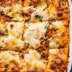 Mom's Cottage Cheese Lasagna