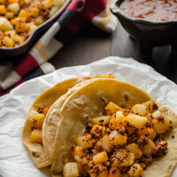 Potato And Chorizo Tacos