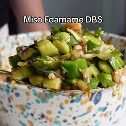 Miso Edamame Dense Bean Salad