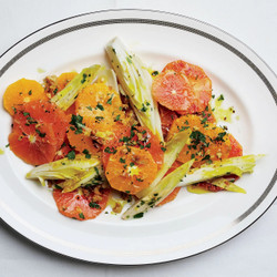 Citrus And Endive With Walnut Gremolata