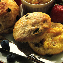Currant Tea Biscuits With Orange Honey Butter