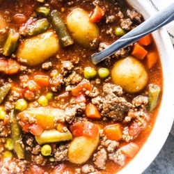 Hearty Crockpot Cowboy Stew
