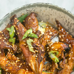 Sticky Gochujang Mushrooms