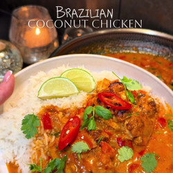 Spicy Brazilian-style Coconut Chicken