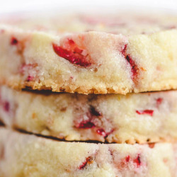 Cranberry Shortbread Cookies