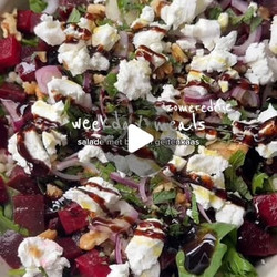 Parelcoouscous Salade Met Biet En Geitenkaas