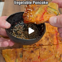 Korean Style Vegetable Pancake
